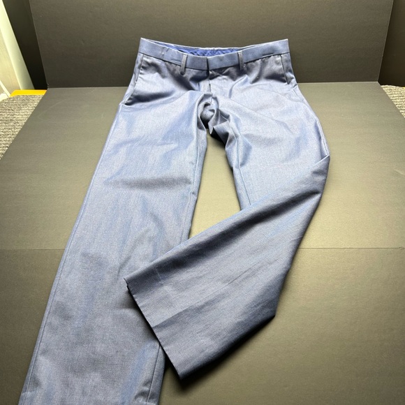 Banana Republic Other - Banana Republic Blue Checkered Pants 30x30‎ Slim Fit